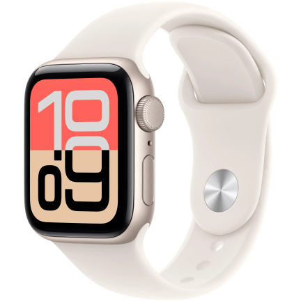 Apple Watch SE 3 44mm Starlight Aluminum Case / Starlight Sport Band