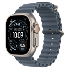 Apple Watch Ultra 3 (2025) 49mm Titanium Case /  Anchor Blue Ocean Band
